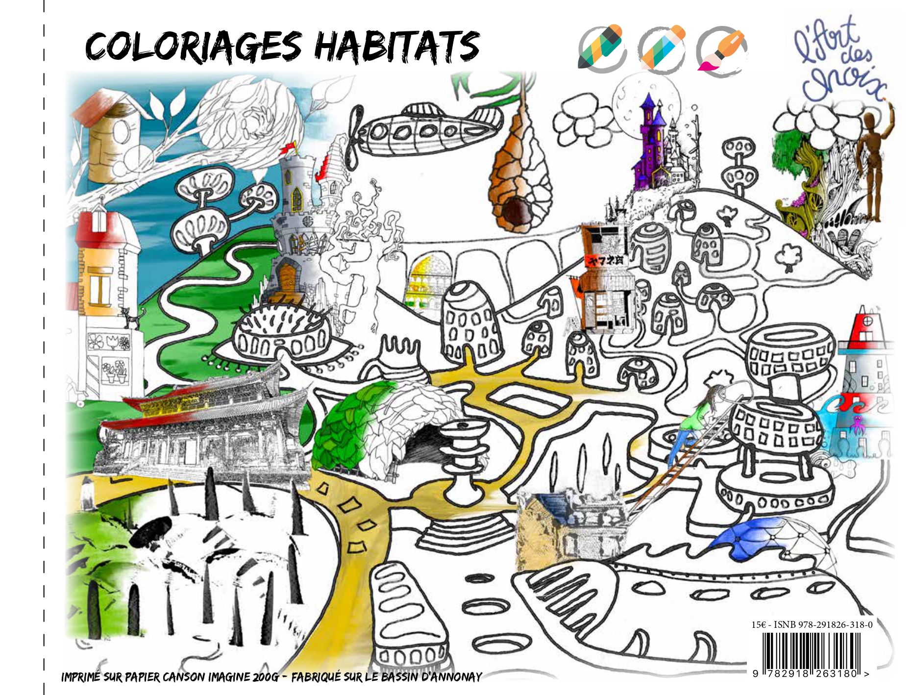 Le Carnet de coloriage - L'Art Des Choix  Votre magasin ardéchois de  loisirs créatifs et manuels